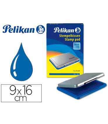 Tampon pelikan nº1 azul 90x160 mm